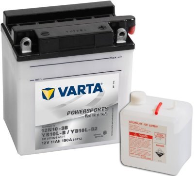 Motobaterie Varta Powersports Freshpack 12V, 11Ah, YB10L-B