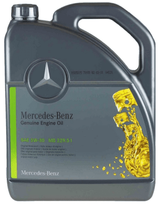 Motorový olej Mercedes-Benz MB 229.51 5W-30, 5L