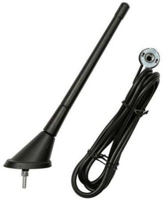 Anténa střešní UNI, prut 18cm, kabel 200cm
