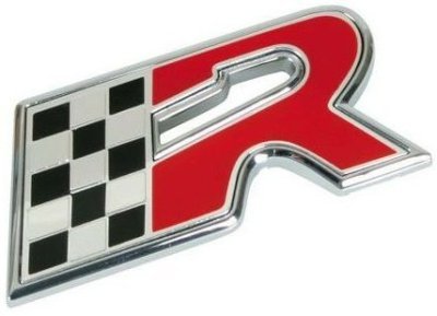Logo 3D emblém R - Flag