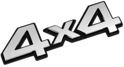 Logo 3D emblém 4x4