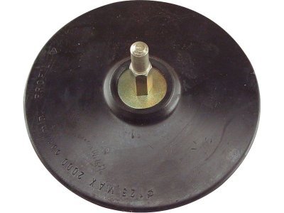 EXTOL CRAFT nosič brusných výseků, do vrtačky - suchý zip, ∅125mm, stopka 8mm, 108400