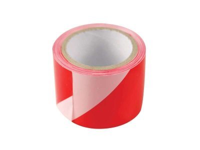EXTOL CRAFT páska výstražná červeno-bílá, 75mm x 250m, PE, 9566
