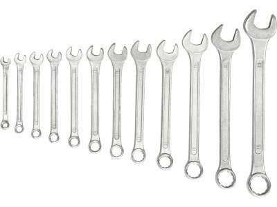EXTOL CRAFT klíče očkoploché, sada 12ks, 6-22mm, 6333B