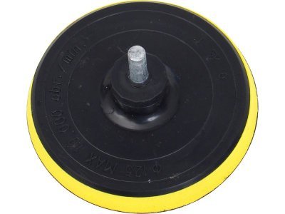 EXTOL CRAFT nosič brusných výseků, do vrtačky - suchý zip, ∅125mm, stopka 8mm, 108425