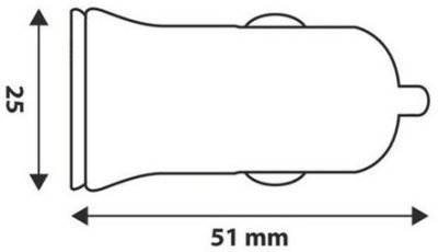 Rozdvojka pevná 12/24V, 2xUSB, LED podsvětlení