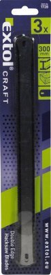Plátky pilové na kov s dřevo oboustranné EXTOL CRAFT 300mm, 3kusy