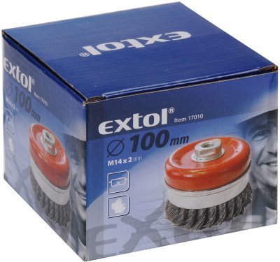 EXTOL CRAFT kartáč hrnkový copánkový, ∅100mm, 17010