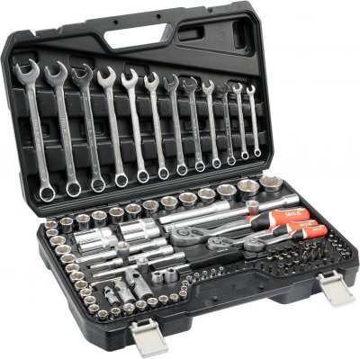 Yato Gola sada 1/2", 3/8", 1/4" + příslušenství 111 ks