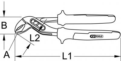 Kleště SIKO instalatérské KS TOOLS 115.1000