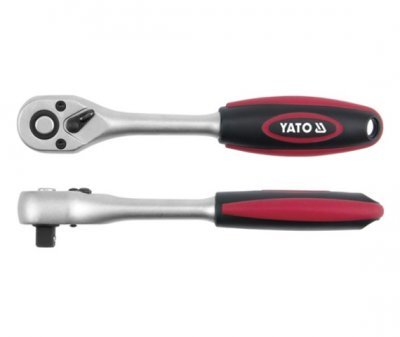 Ráčna 3/8" YATO 197mm s plastovou rukojetí