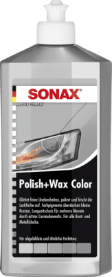 Sonax Polish + Wax Color (stříbrošedá), 500ml