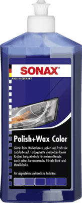 Sonax Polish + Wax Color (modrá), 500ml