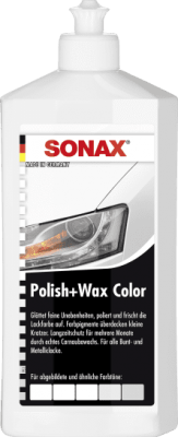 Sonax Polish + Wax Color (bílá), 500ml