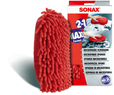 Sonax Mycí houba z mikrovlákna - červená, 1ks