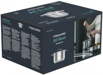 Fiskars hrnec s pokličkou All Steel 3,0 L