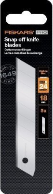 Fiskars břity pro odlamovací nůž 18 mm CarboMax, 5 Ks