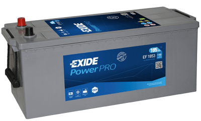 Autobaterie Exide PowerPRO 12V, 185Ah, 1150A, EF1853