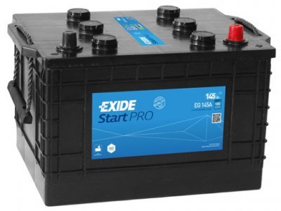 Autobaterie Exide StartPRO 12V, 145Ah, 1000A, EG145A