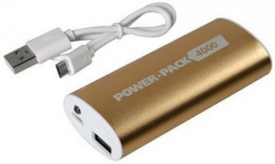 Dobíjecí zdroj přenosný 4000 mAH+kabel MICRO USB