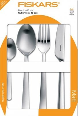 Fiskars souprava příborů Functional Form, matné provedení 16 ks