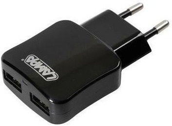 Nabíječka telefonu LAMPA 2 USB port 2100mA 230V