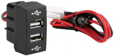 Zásuvka USB duální 12/24V MERCEDES MP4 3000mA