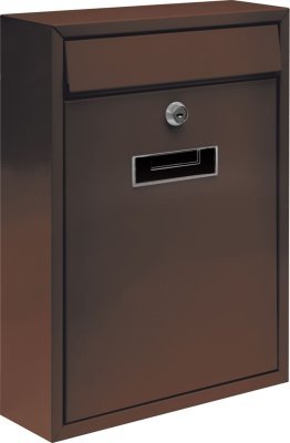 Poštovní schránka 360x260x80mm hnědá Vorel TO-78557