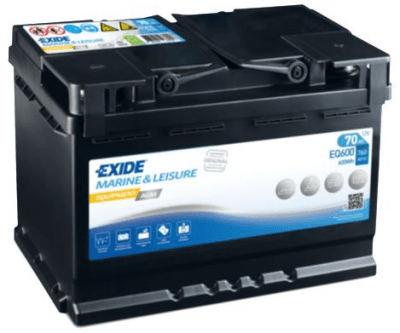 Trakční baterie Exide Equipment AGM 12V, 70Ah, 760A, EQ600