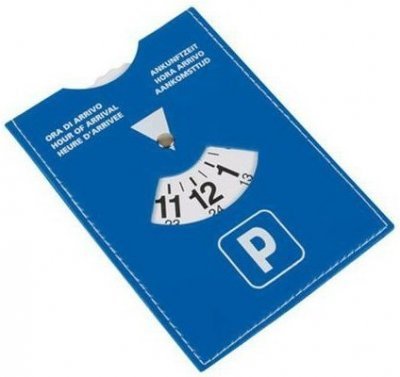 Hodiny parkovací kůže