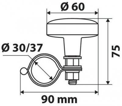 Madlo volantu Spinny Linne, carbon NEW 5/2020