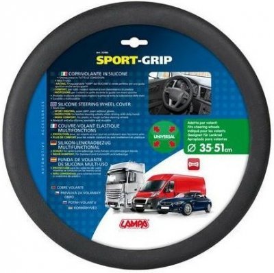 Potah volantu silikonový Sport-Grip, 33-51 cm