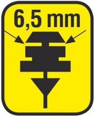 Gumičky stěračů GRAFIT 61cm, 2ks bez lišty