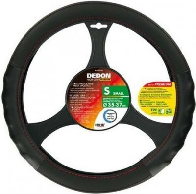 Potah volantu DEDON PREMIUM černý, 35-37 cm