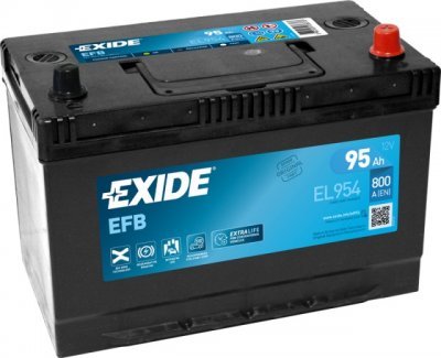 Autobaterie Exide Start-Stop EFB, 12V, 95Ah, 800A, EL954