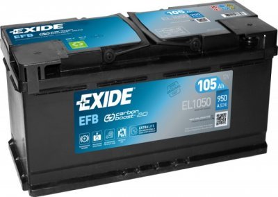 Autobaterie Exide Start-Stop EFB, 12V, 105Ah, 950A, EL1050