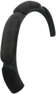 Potah volantu Ultra-Comfort PREMIUM černý, 37-39 cm