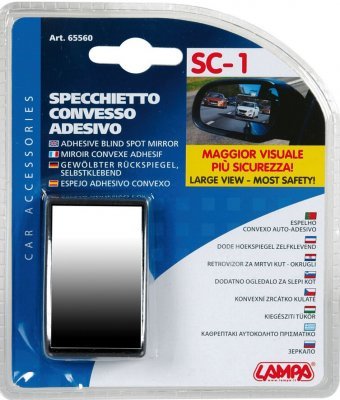 Zrcátko sférické hranaté LAMPA Italy