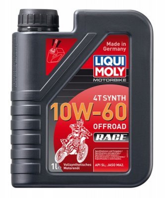 Motorový olej Liqui Moly Motorbike 4T Synth Offroad Race 10W-60, 1L