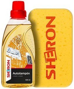Sheron Autošampon s voskem + houba, 500ml