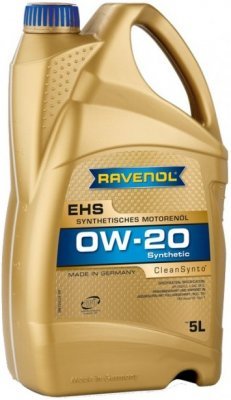 Motorový olej Ravenol EHS 0W-20, 5L