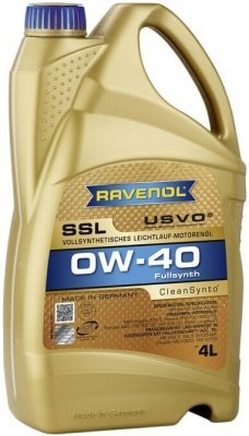 Motorový olej Ravenol SSL 0W-40, 4L