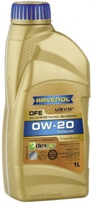 Motorový olej Ravenol DFE 0W-20, 1L
