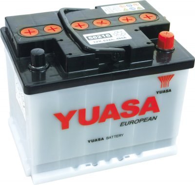 Autobaterie Yuasa 12V, 62Ah, 480A, 56216, pravá