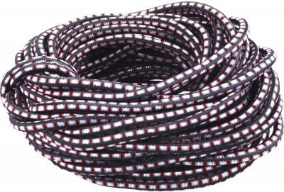 EXTOL CRAFT popruh elastický, 20m x ∅10mm, 10012