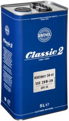 5L 20W50 Oldtimer 50-er API SC Motorový olej