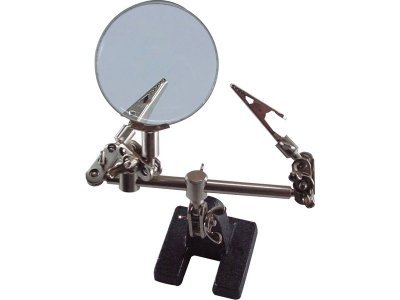 EXTOL CRAFT držák „třetí ruka“ s lupou, průměr lupy 60mm, 9140