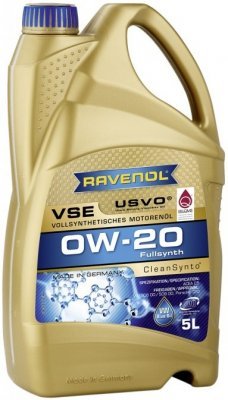 Motorový olej Ravenol VSE 0W-20, 5L