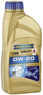 Motorový olej Ravenol VSE 0W-20, 1L
