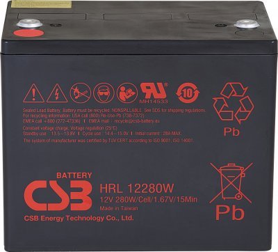 Akumulátor CSB 12V, 75Ah (HRL12280W)